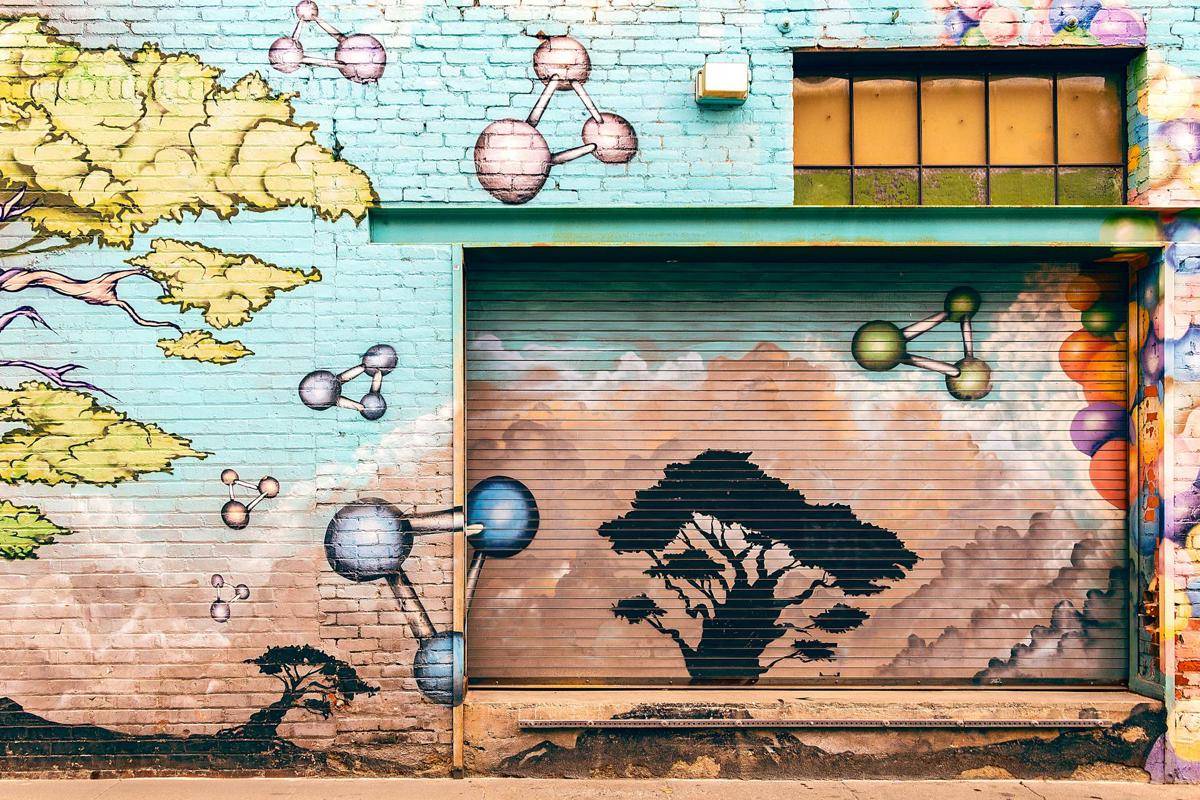 ilustrasi wall art