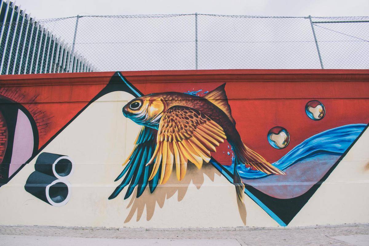ilustrasi wall art