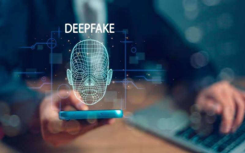 ilustrasi konten deepfake di media sosial