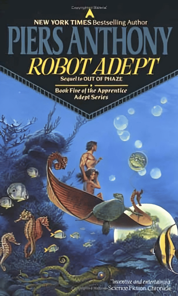 Sampul Robot Adept (goodreads.com)