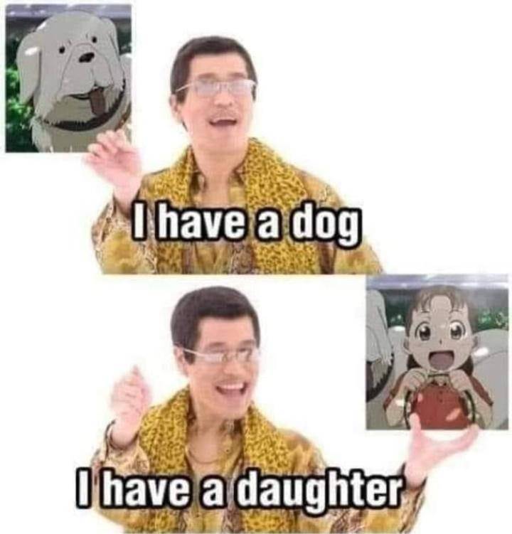 meme anime tentang anak cewek