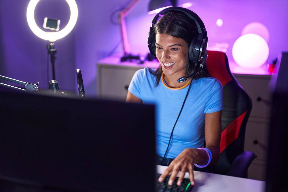 ilustrasi streamer gaming
