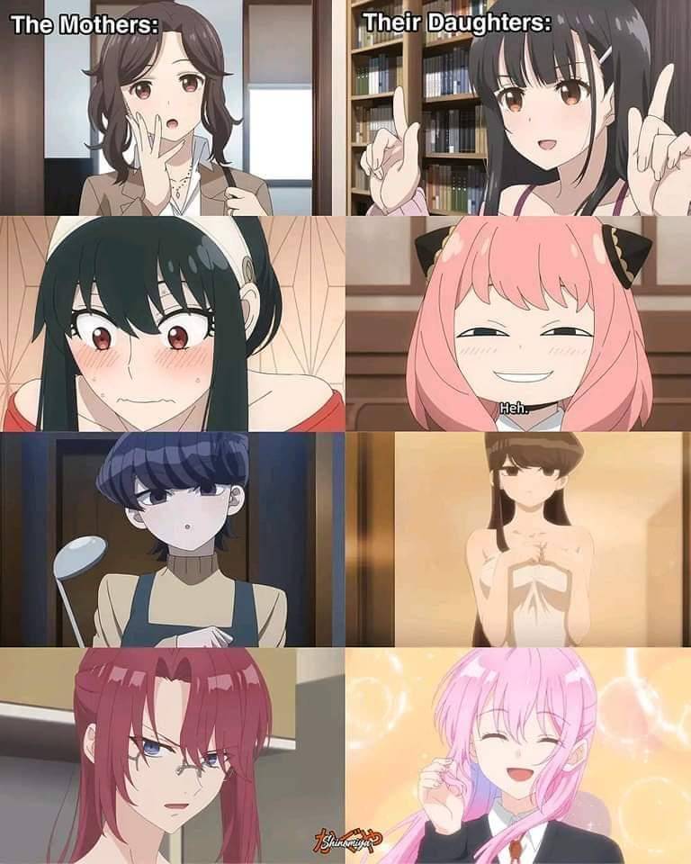 meme anime tentang anak cewek