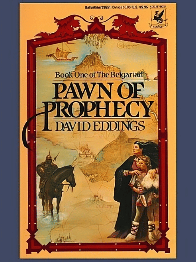 Sampul Pawn of Prophecy (goodreads.com)