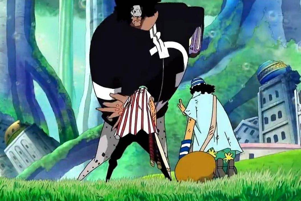 Kuma menghilangkan Zoro. (dok. Toei Animation/One Piece)