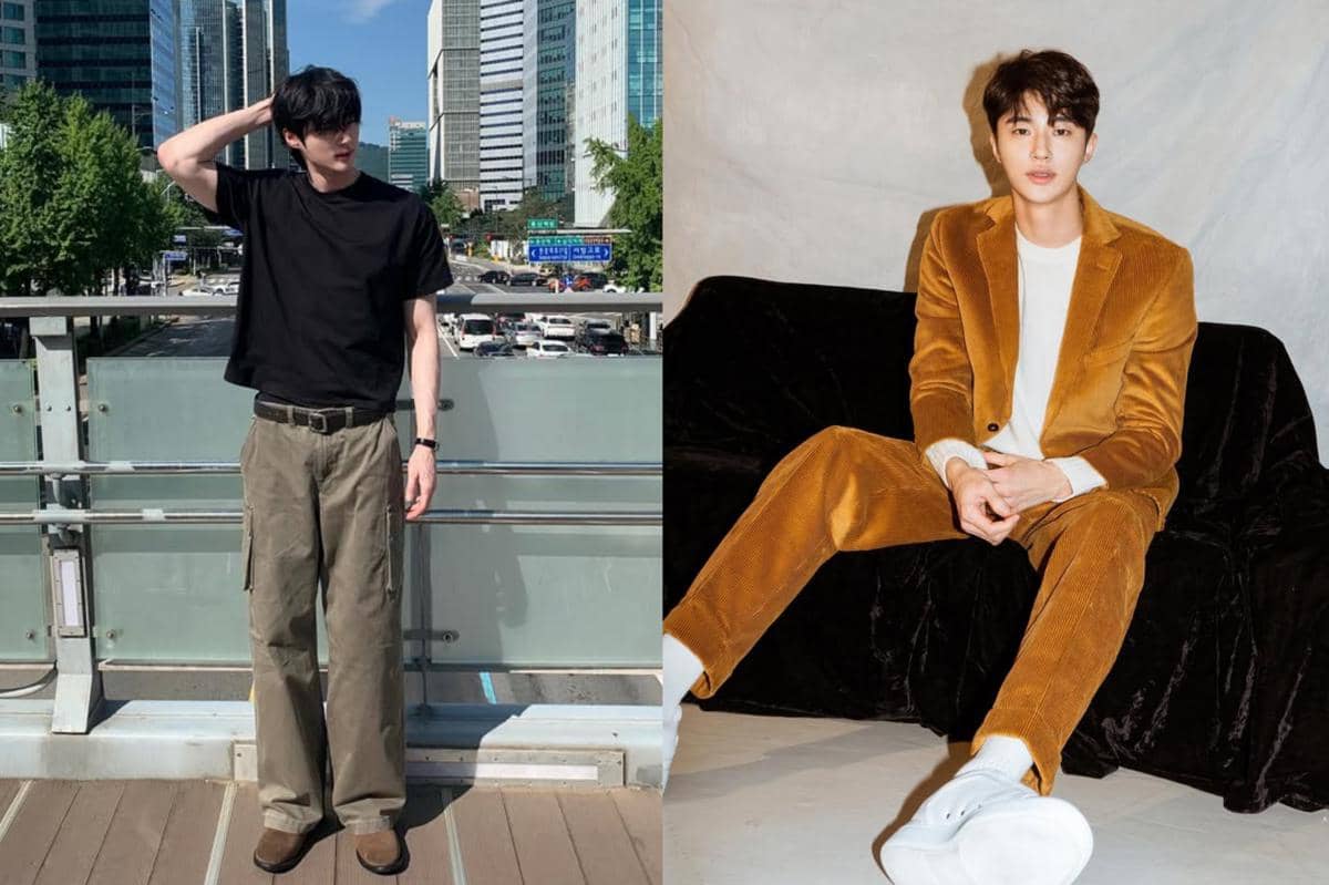 7 Inspirasi Styling Plain T-Shirt ala Byeon Woo Seok, Charming!