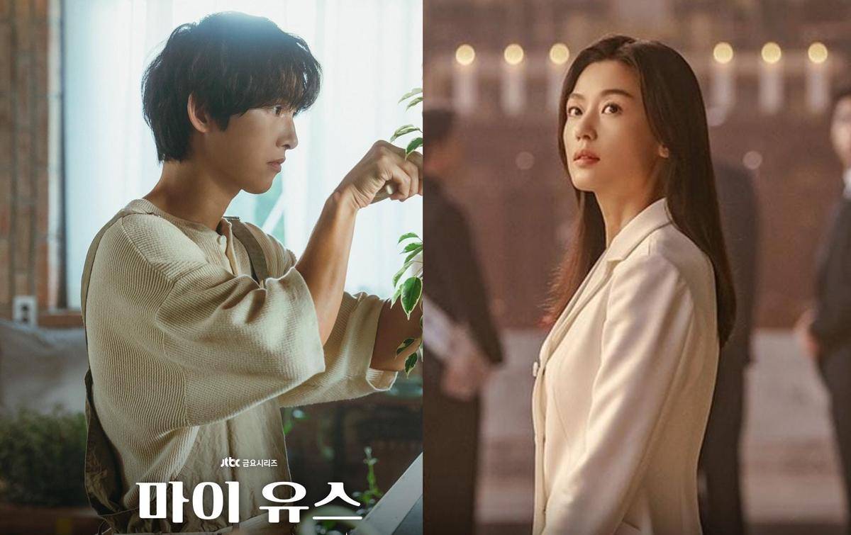 Song Joong Ki di drama My Youth (instagram.com/jtbcdrama) | Jun Ji Hyun di drama Tempest (instagram.com/disneypluskr)