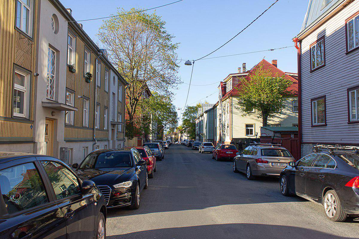 potret Salme Street di Tallinn