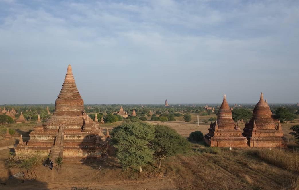 potret kota Bagan, Myanmar