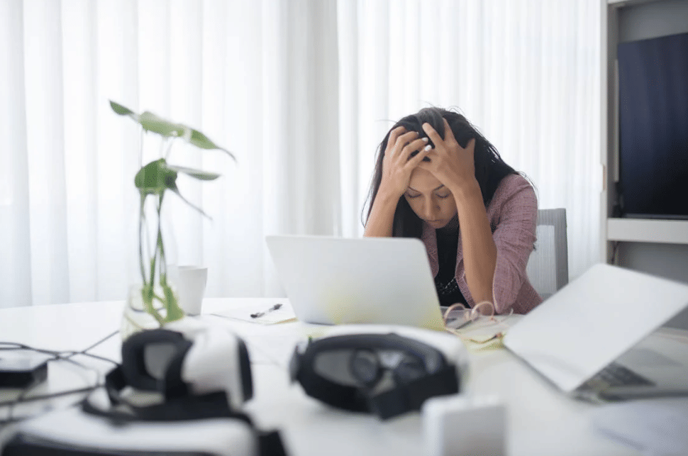 ilustrasi burnout kerja