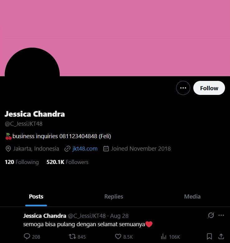 daftar member JKT48 ubah foto profil pink hijau