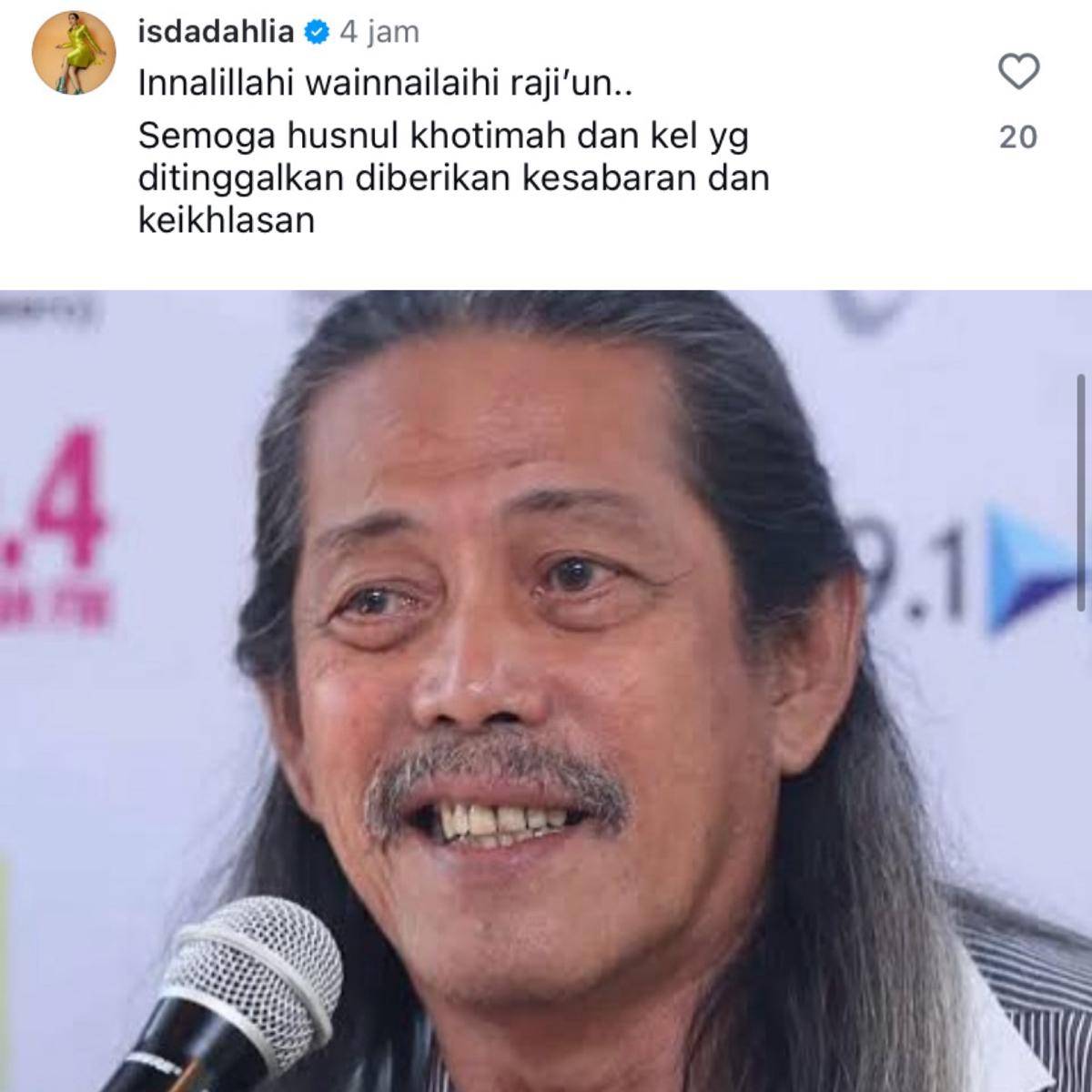deretan artis sampaikan belasungkawa atas meninggalnya Acil Bimbo