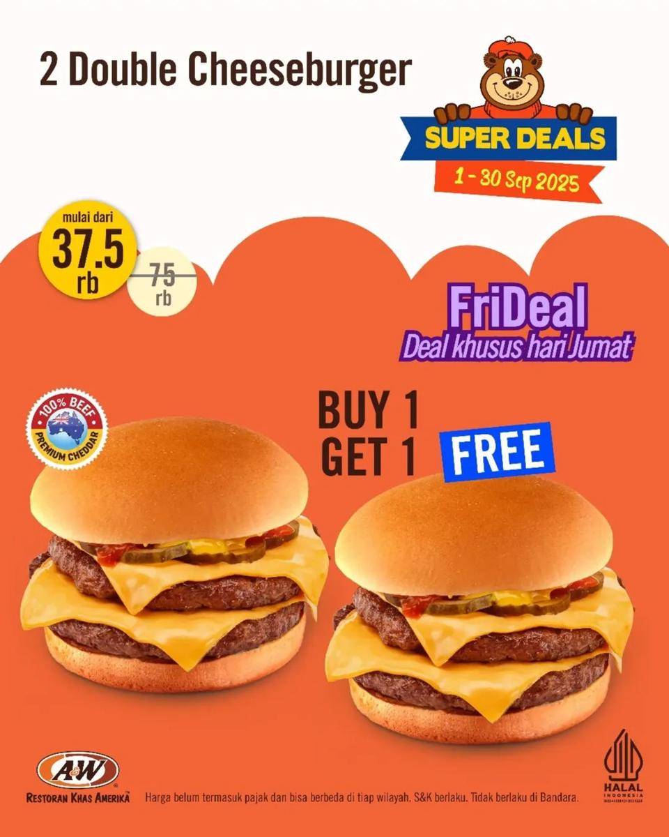 Promo A&W Indonesia September 2025