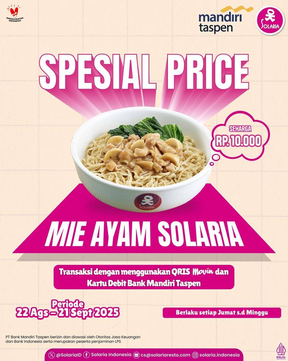 Promo Solaria September 2025
