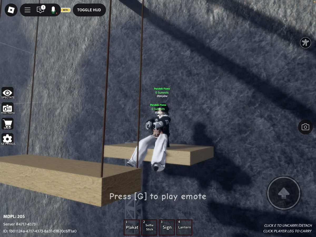 Map Gunung Batu Roblox