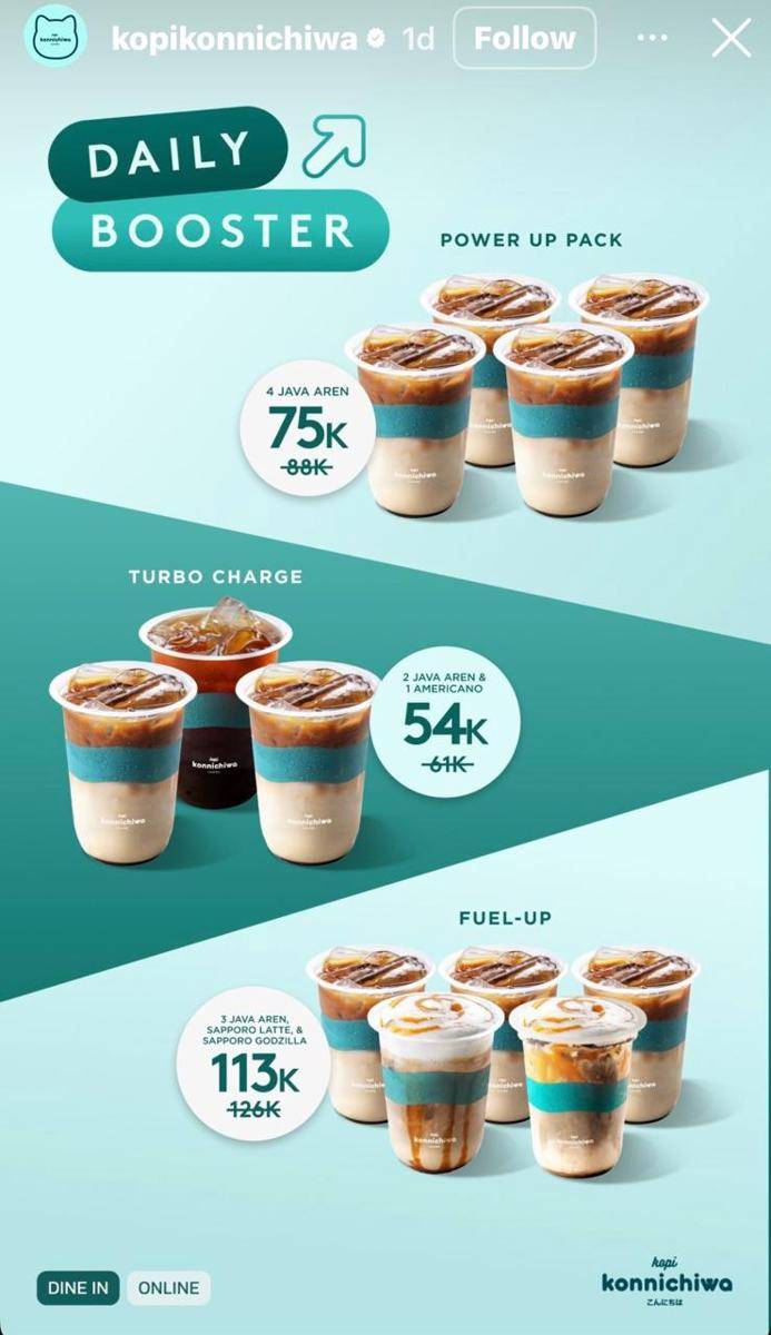 Promo Kopi Konnichiwa