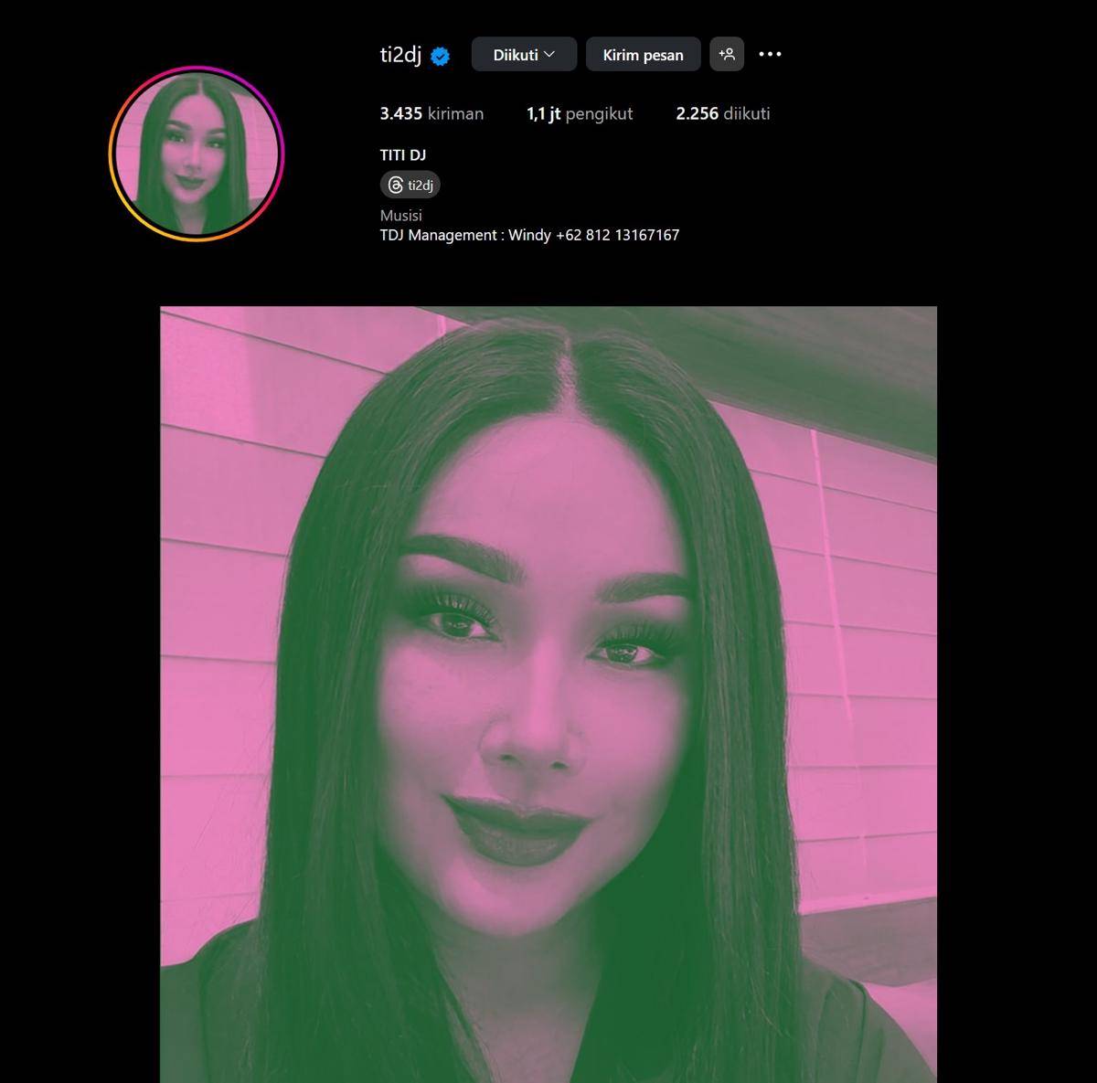 artis ganti PP Brave Pink dan Hero Green