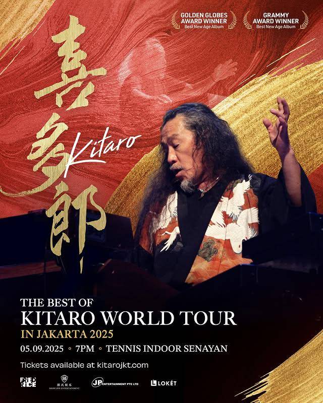 konser KITARO di Jakarta 2025 dibatalkan