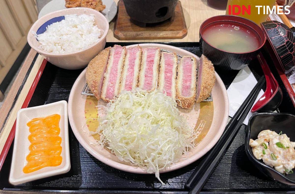Potret gyukatsu di Kimukatsu 