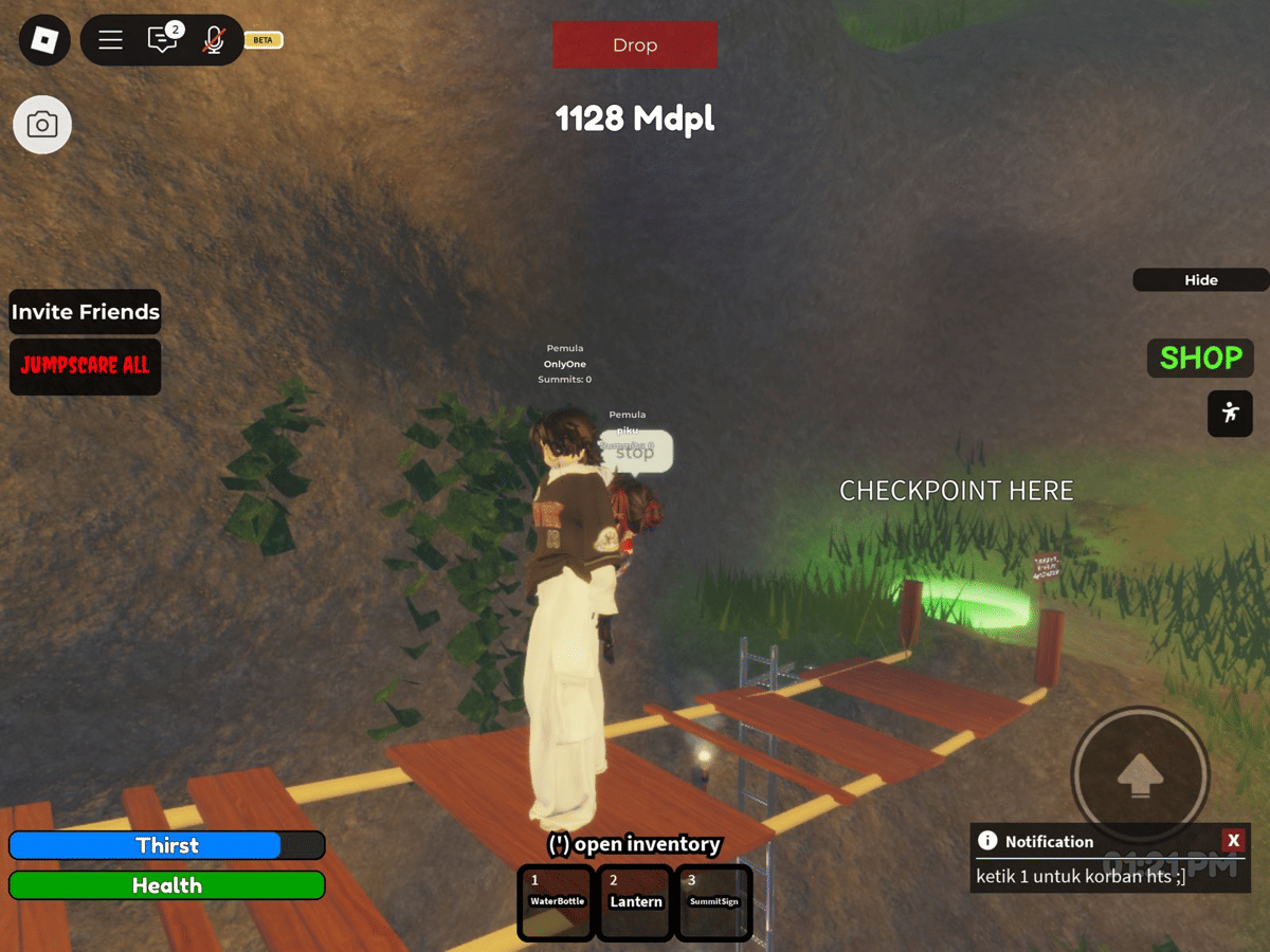Map Mount Galunggung Roblox