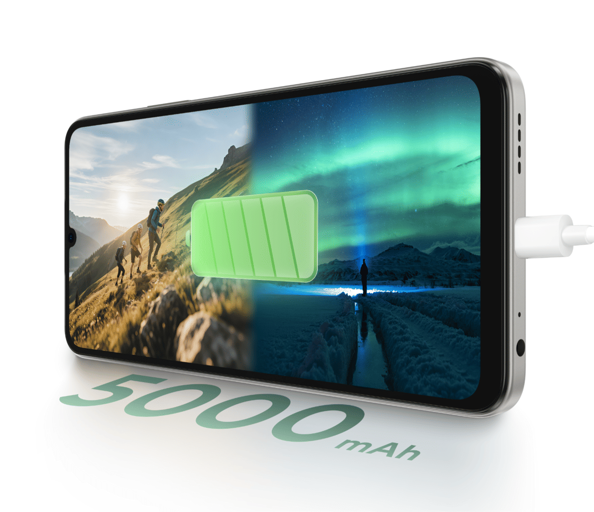 ilustrasi kapasitas baterai itel A100