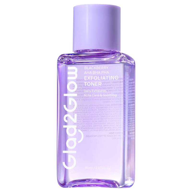 Glad2Glow Blackberry AHA BHA PHA Daily Exfoliating Toner (sociolla.com) 
