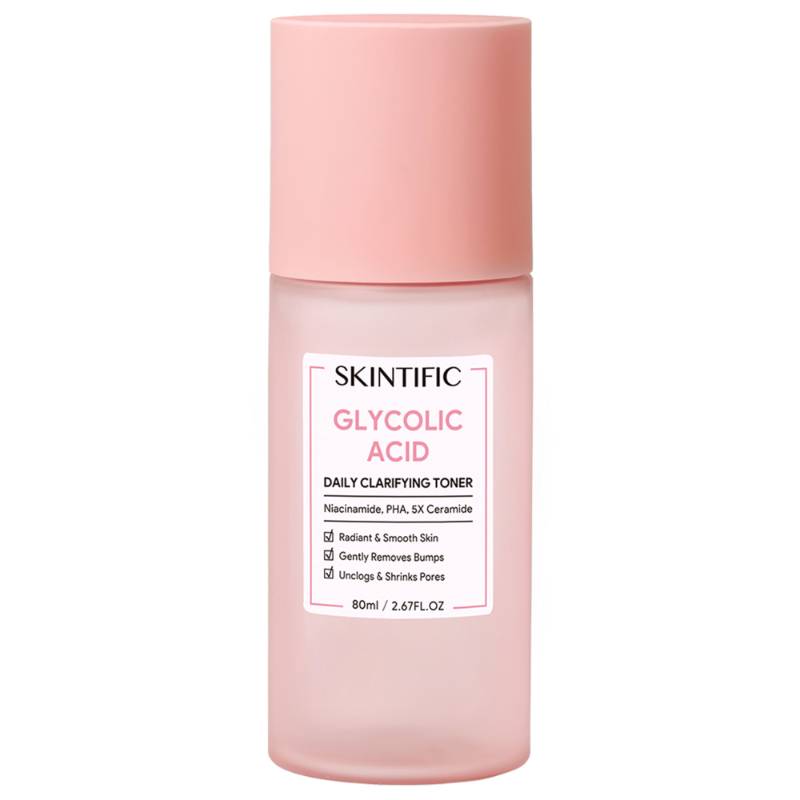 SKINTIFIC Glycolic Acid Daily Clarifying Toner (sociolla.com) 