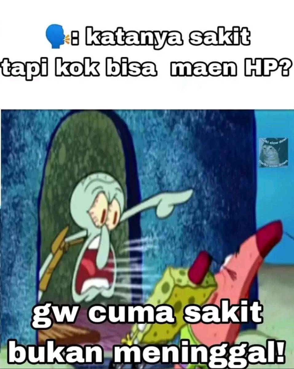 meme sakit
