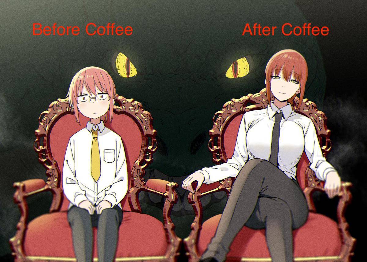 meme anime tentang kopi
