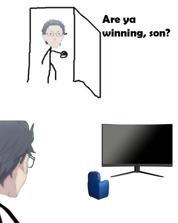 meme anime tentang anak cowok
