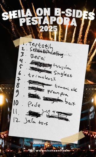 Bocoran setlist Sheila On 7 (instagram.com/sheilaon7)