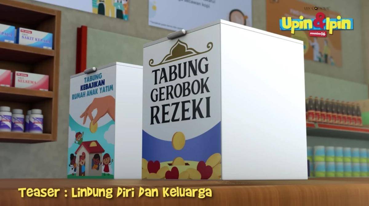 cuplikan Upin dan Ipin episode Lindung Diri dan Keluarga