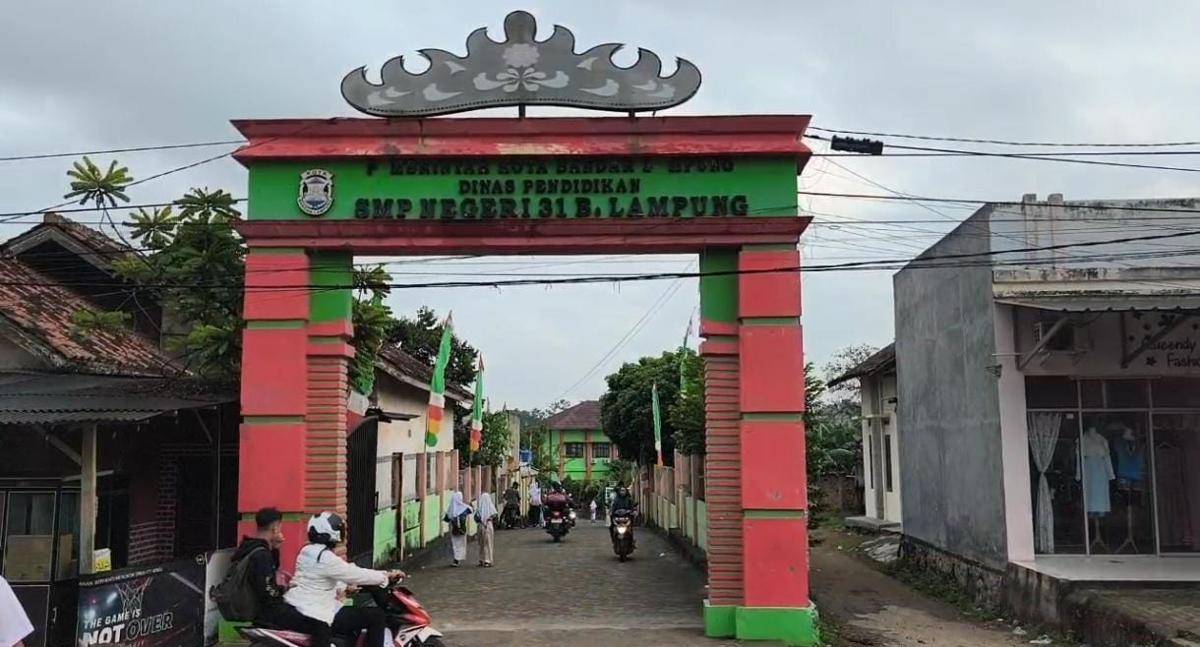 Suasana SMPN 31 Bandar Lampung. (IDN Times/Muhaimin)