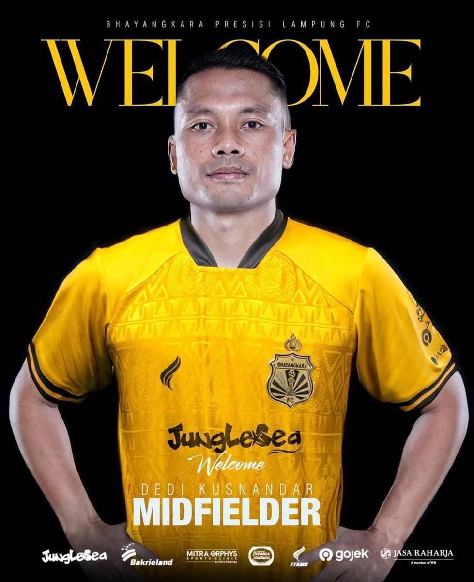 Pemain baru Bhayangkara Presisi Lampung FC, Dedi Kurniawan. (IDN Times/instagram: @bhayangakarafc)