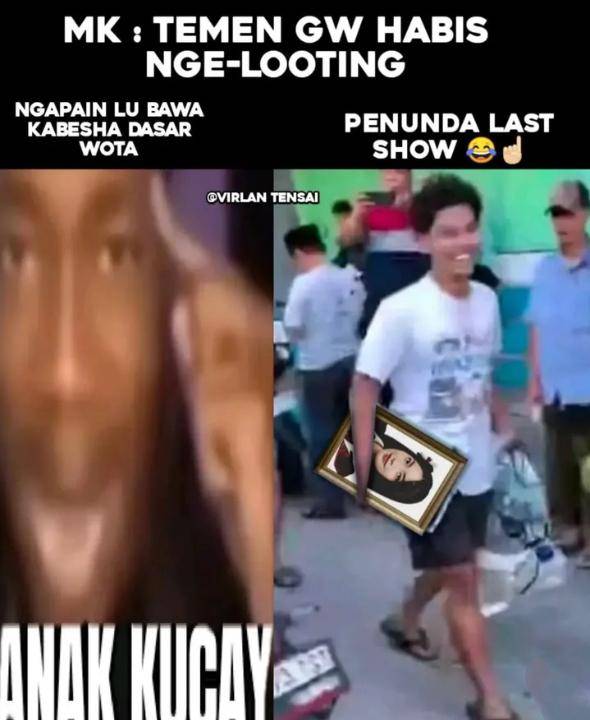 meme penjarahan