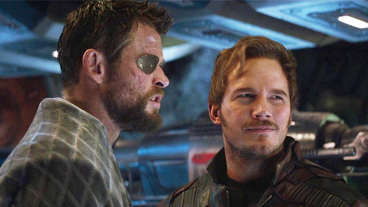 Peter Quill dan Thor 