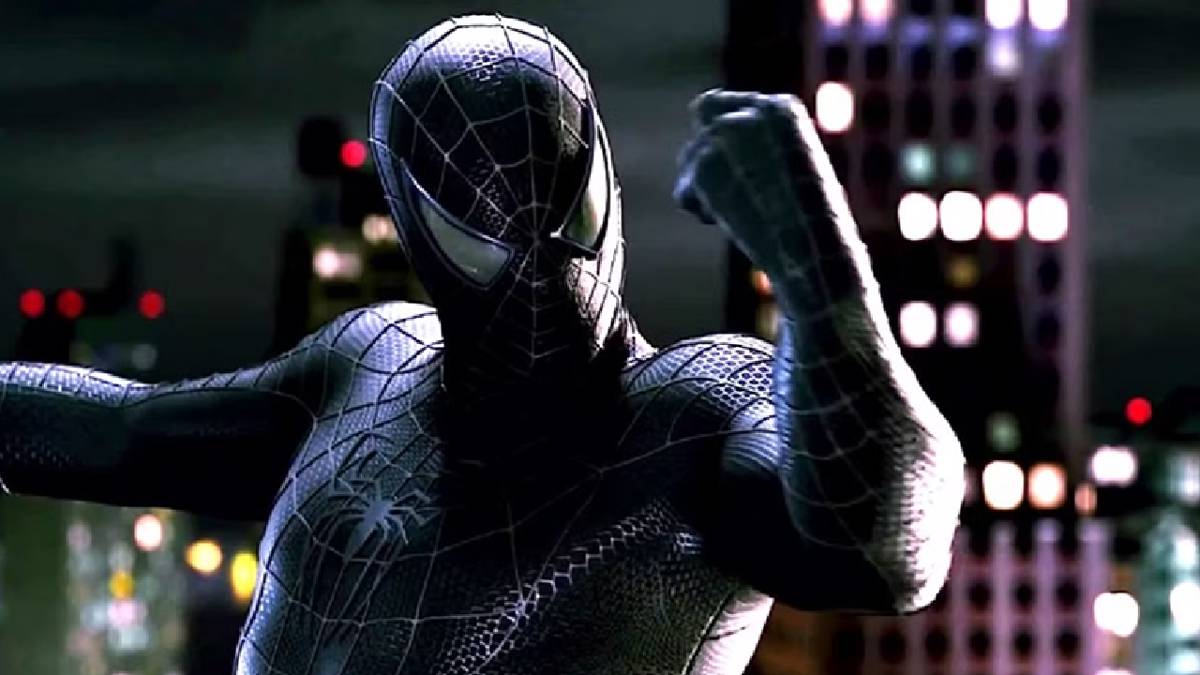Symbiote Suit di film Spider-Man 3 karya Sam Raimi