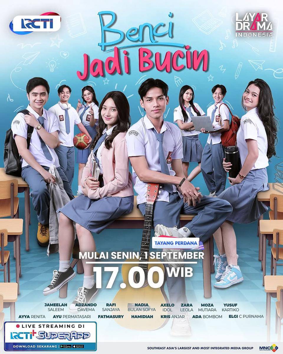 Poster resmi sinetron Benci Jadi Bucin (instagram.com/rctilayardramaindonesia)