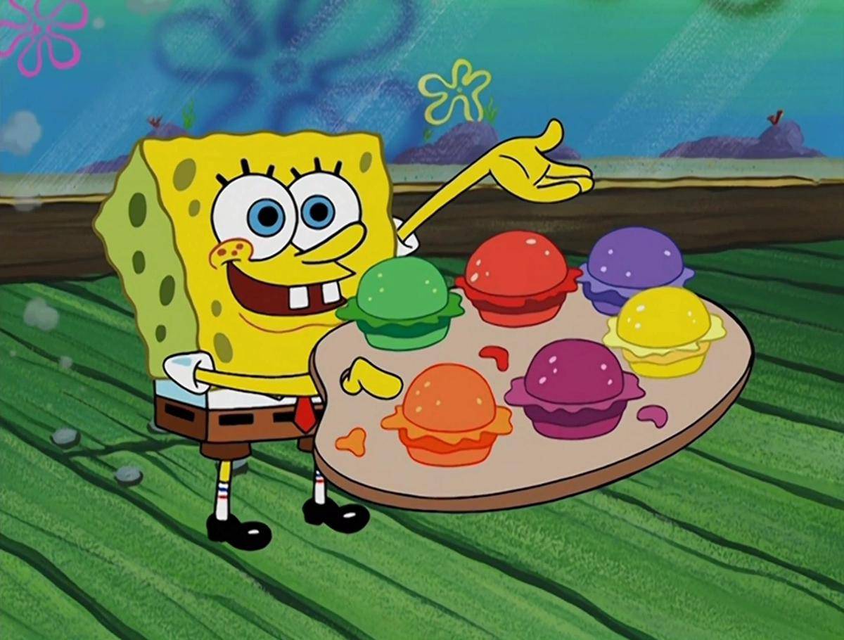 SpongeBob jualan pretty petties