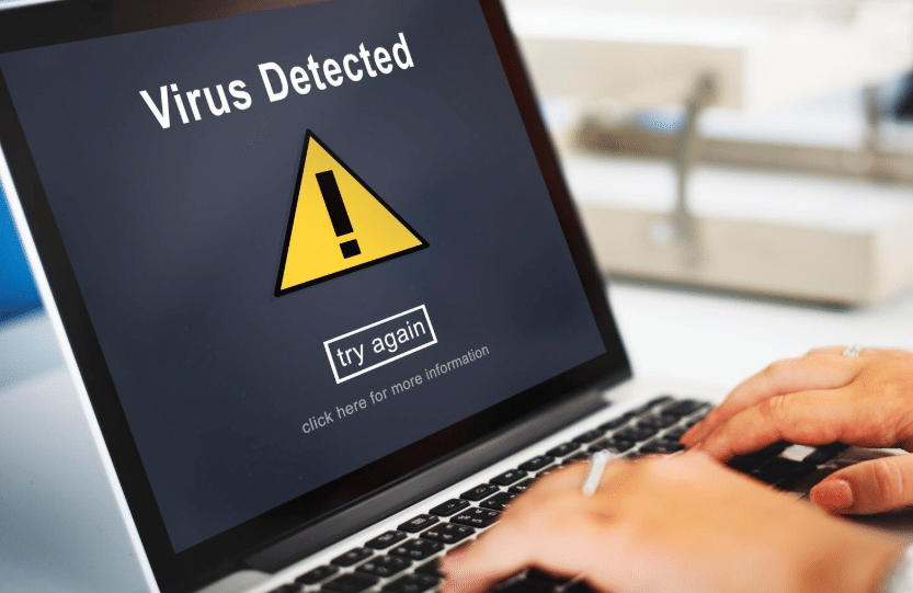 ilustrasi virus terdeteksi