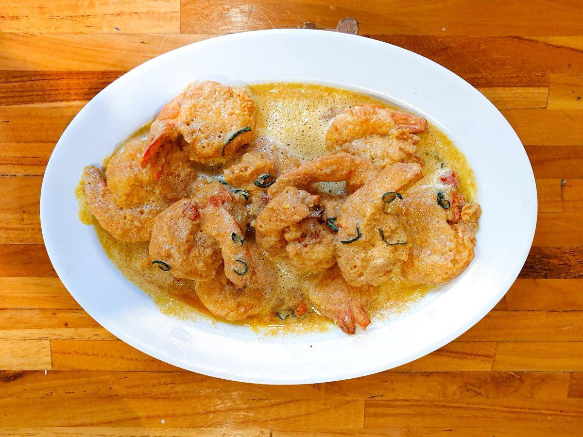 Potret saus telur asin