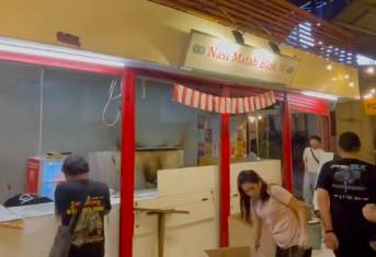 UMKM Blok M terpaksa pindah akibat harga sewa naik. (Tiktok.com/andremandorr)