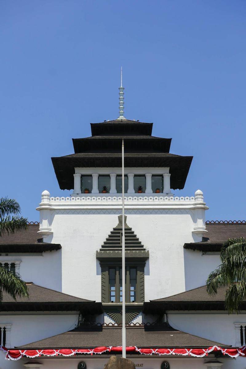 Potret Gedung Sate, Bandung