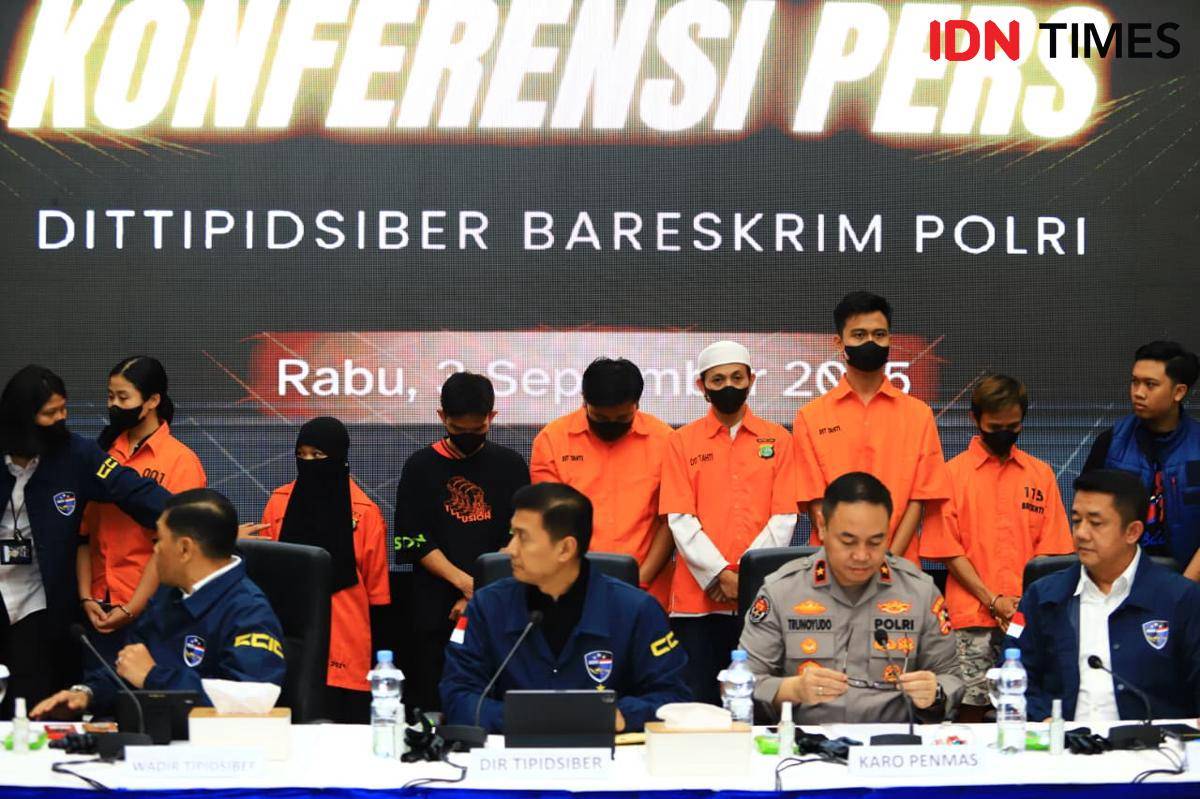 7 Tersangka penyebar konten provokatif