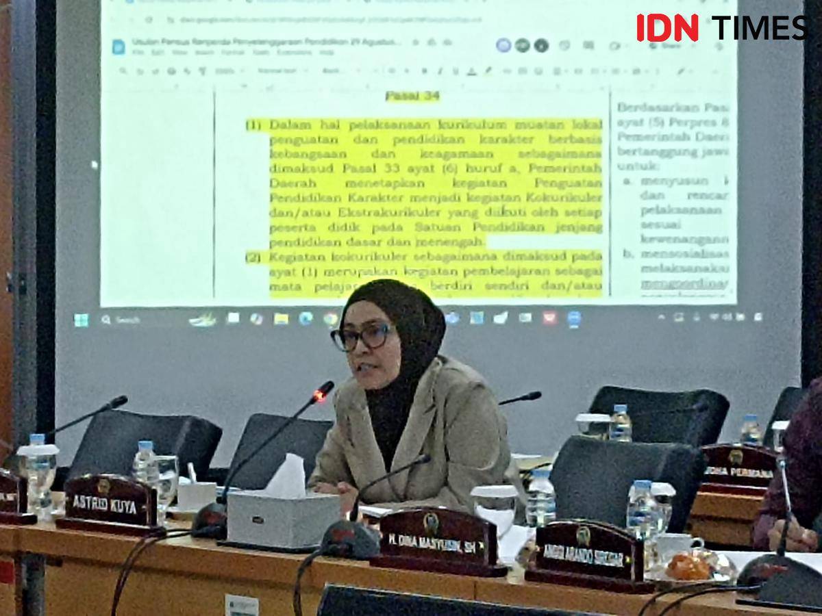 Rapat Pansus Pendidikan Komisi E DPRD DKI, Rabu (3/9/2025). 