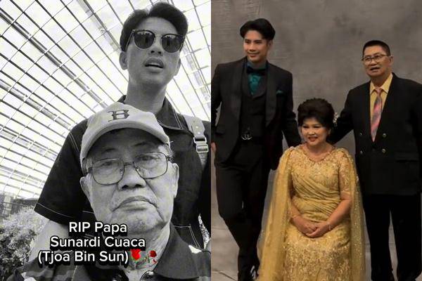 Kenangan Ricky Cuaca dan Ayahnya (Instagram.com/rickycuaca)