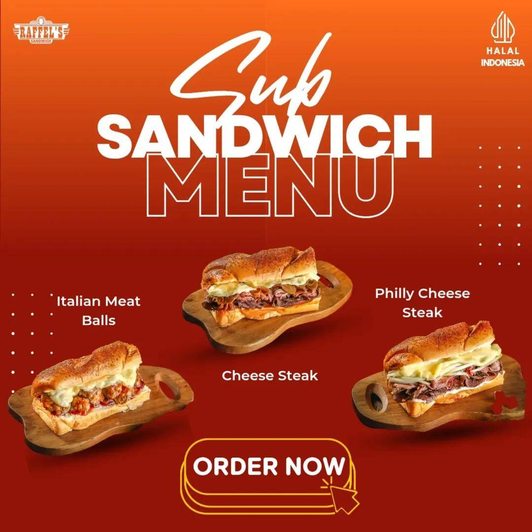 Potret menu Raffel’s Sandwich