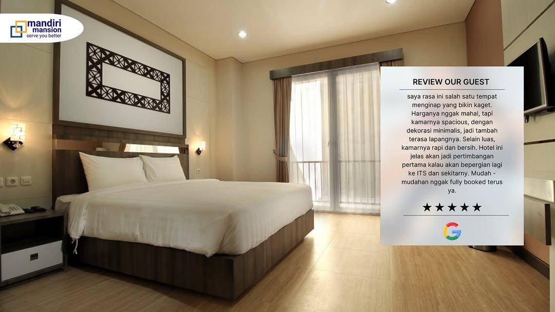Potret kamar di Mandiri Mansion Hotel 