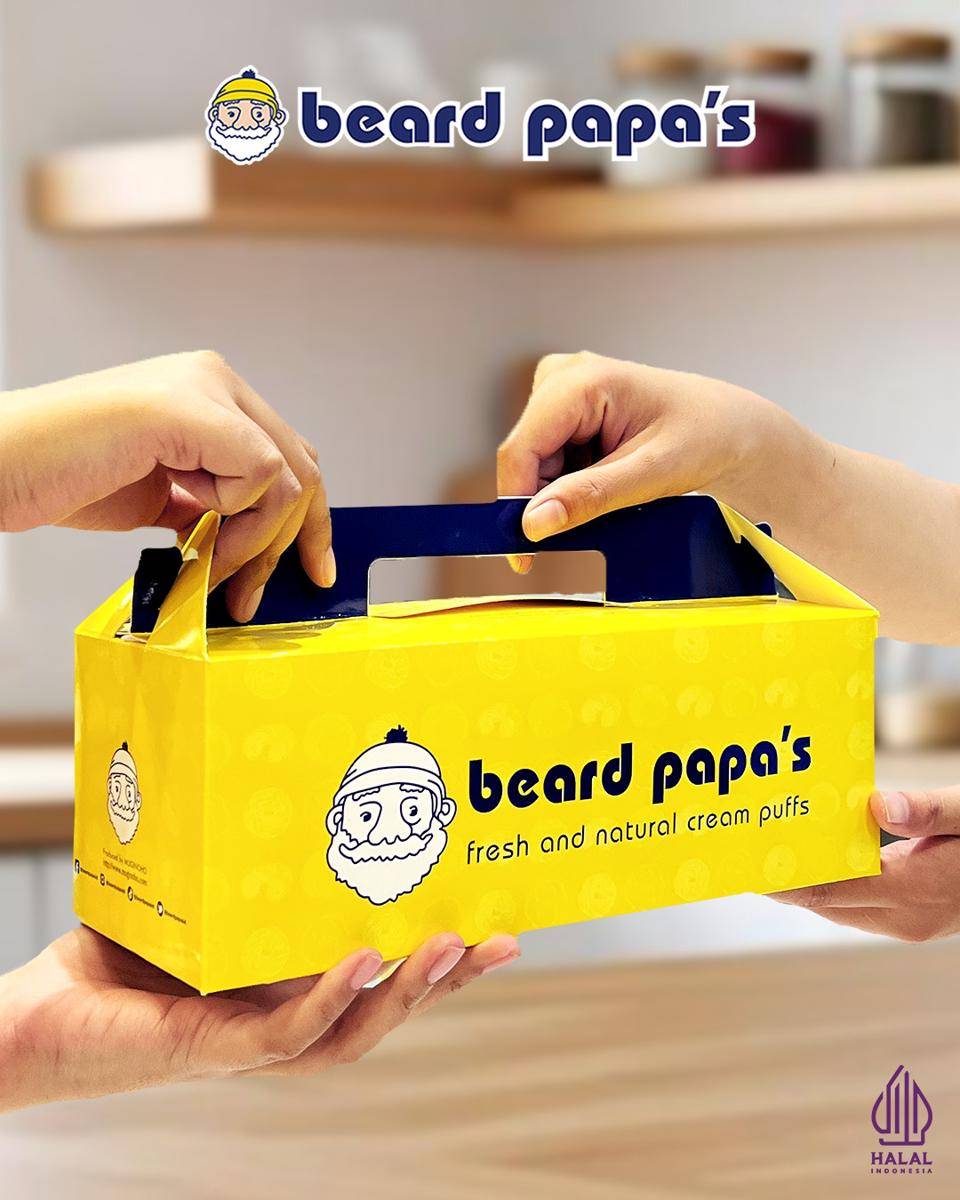Potret menu Beard Papa's