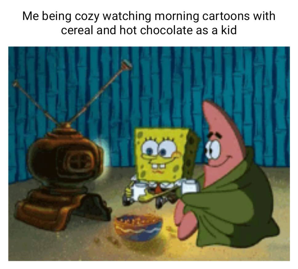 meme SpongeBob tentang sereal